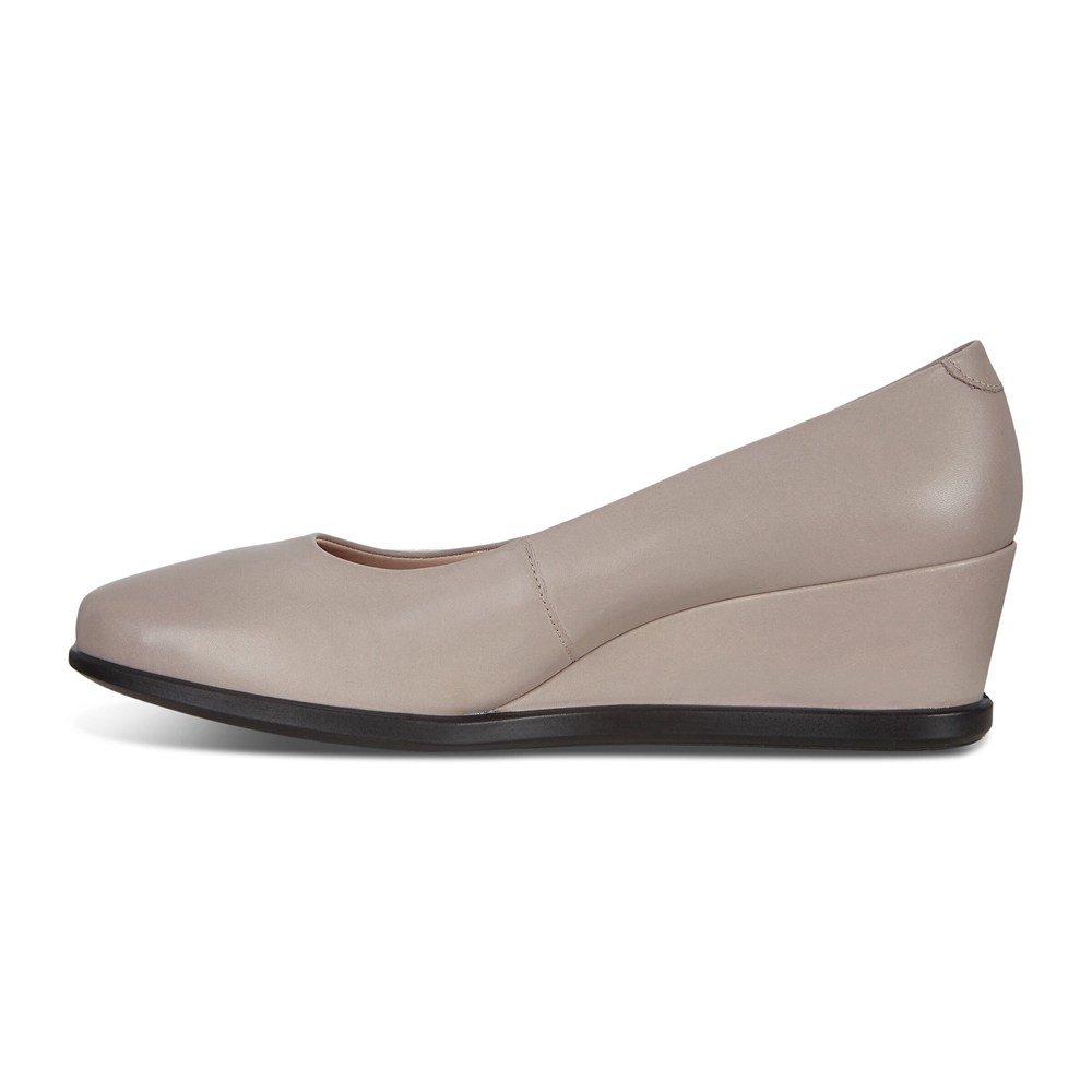 Loafers Mujer - ECCO Shape 45 Wedge - Grises - HLF659803